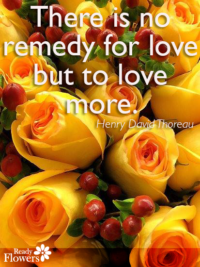 Love quote by Henry David Thoreau