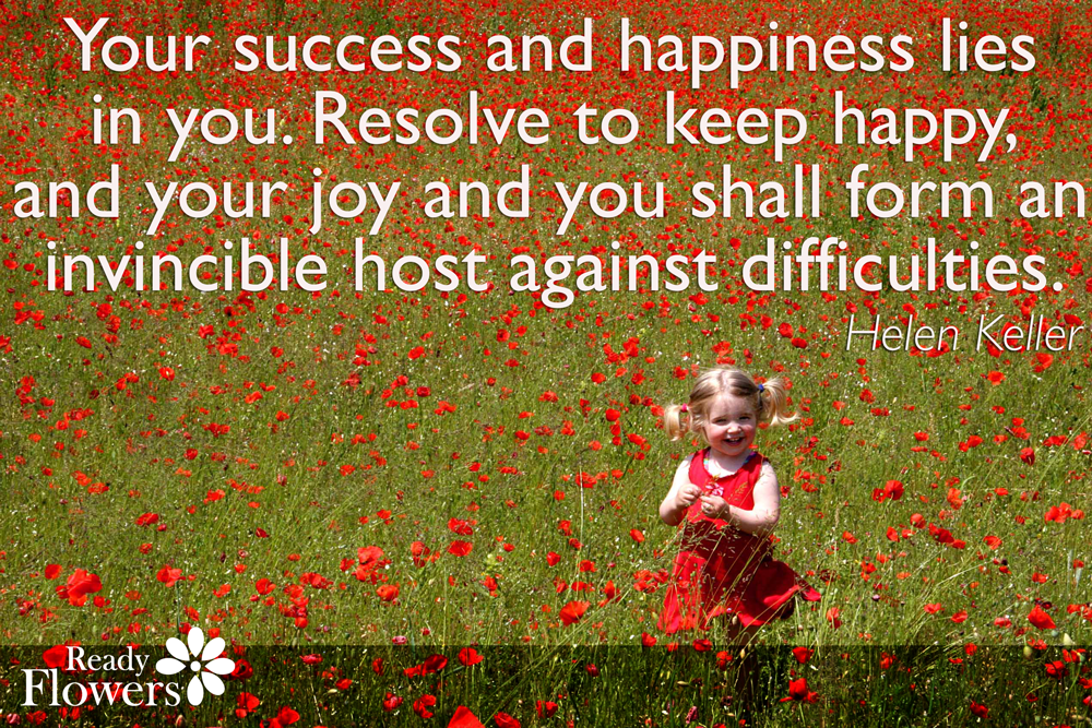 Resolve to keep happy