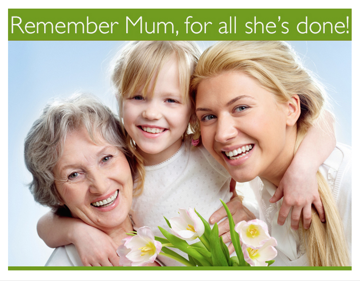 Remember Mum campaign