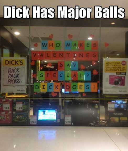 dick has major balls