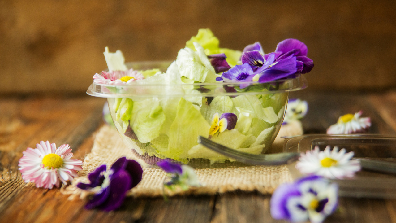 Boost Flavor Appeal with Edible FLOWERS!