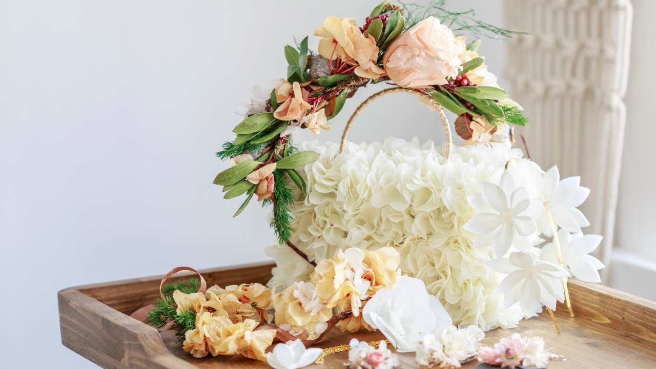 Captivating Floral Wedding Crowns: Bridal Elegance